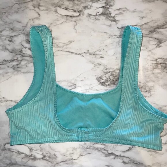 No Boundaries Blue 2 Piece Bikini Set size large 11-13 - Picture 4 of 8